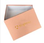 Customized Size Corrugated Shoe Boxes Coated Paper Multiple Color Choices