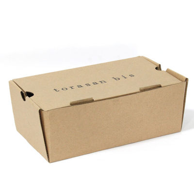 Ботинок Брауна прямоугольный повторно использовал рифленую упаковывая коробку