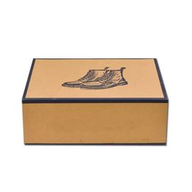 Форма коробок ботинка изготовленной на заказ складчатости печатания рифленая прямоугольная с длинным сроком службы