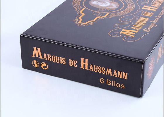 Выбивая залакированное 380gsm напечатало рифленую коробку