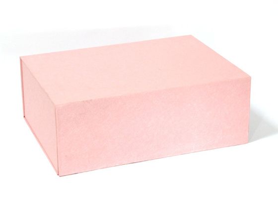 Подарочные коробки прямоугольника пинка складные повторно использованные бумажные